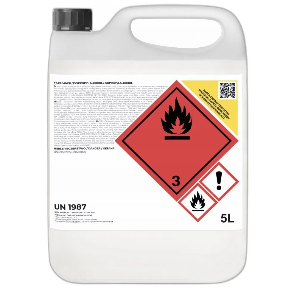 alkohol izopropylowy 5 litrów czysty